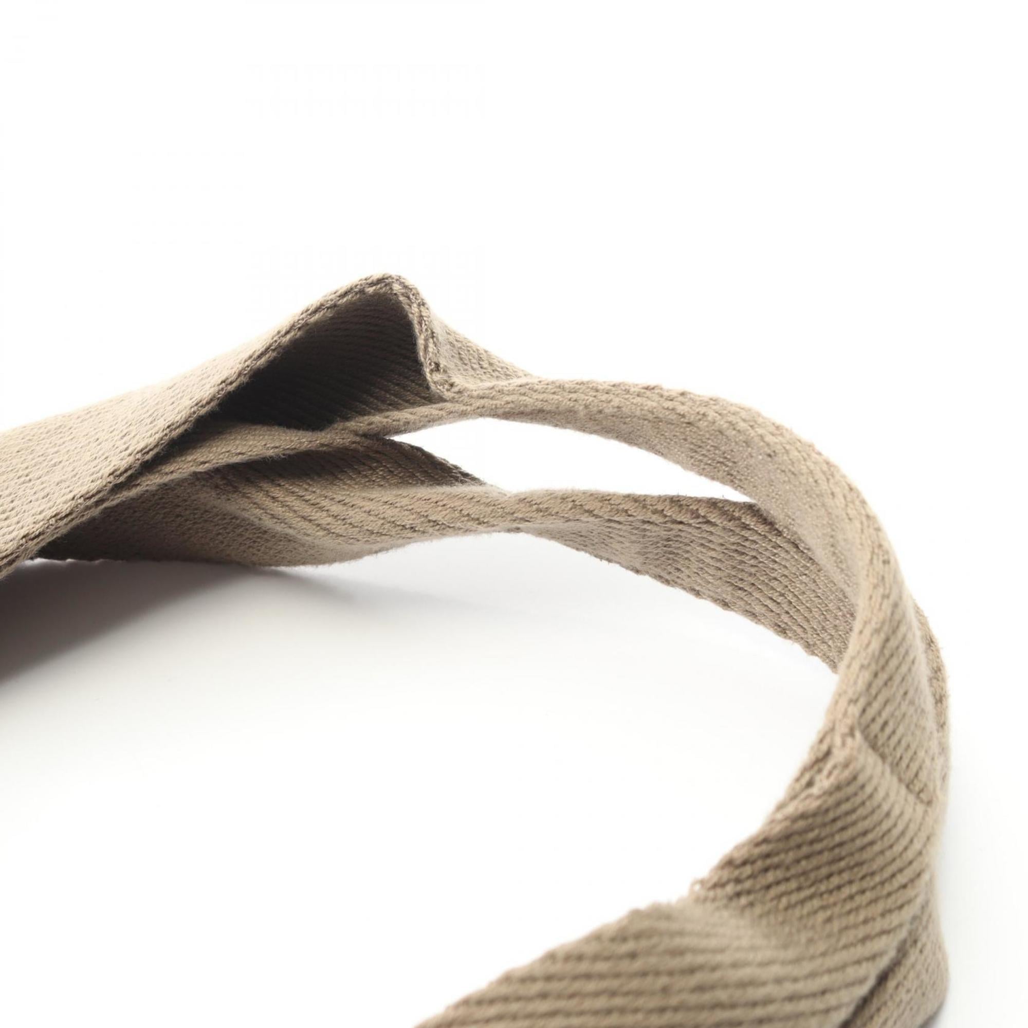 Fendi FF logo tote bag, canvas, women's, beige, 7VA558