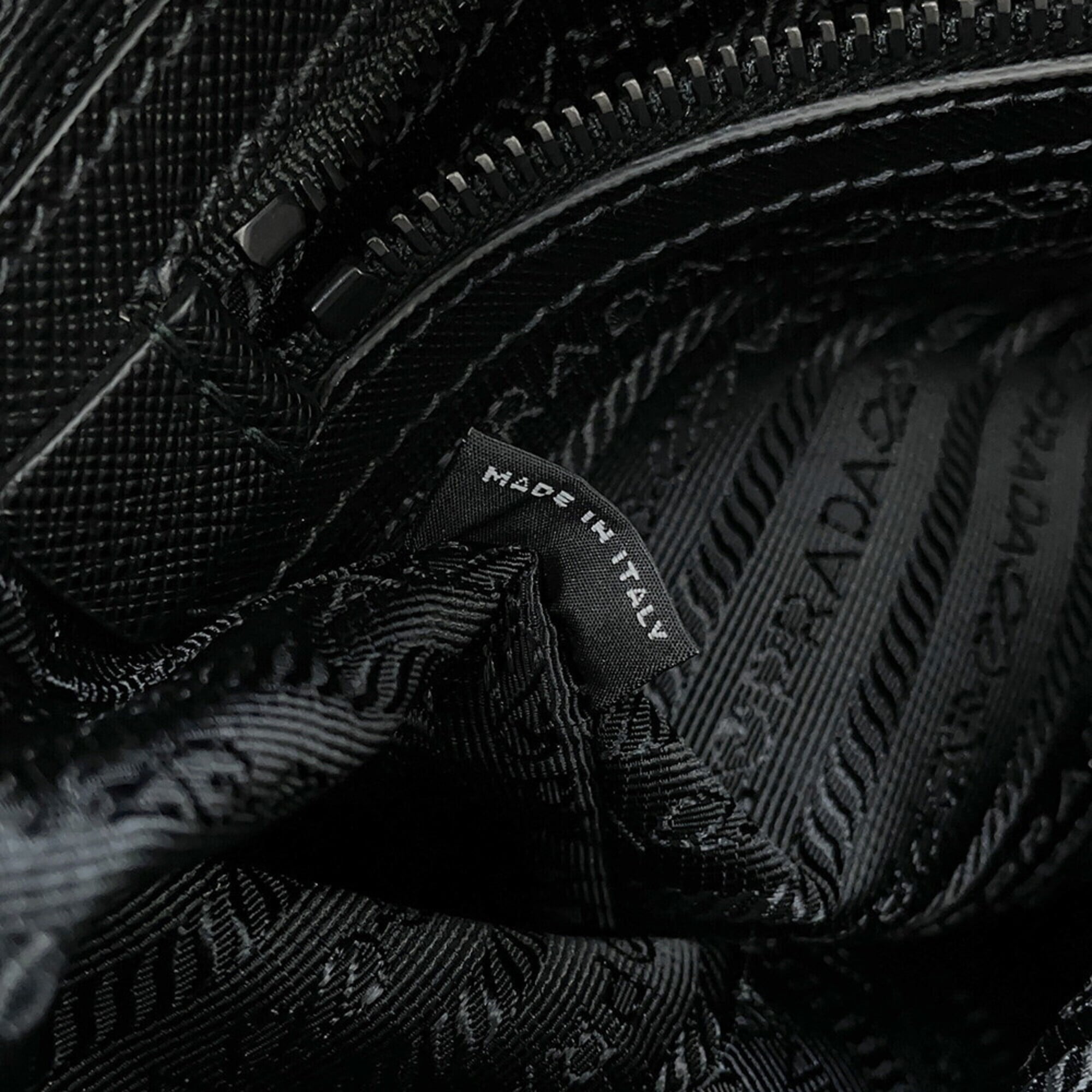 Prada Triangle Tote Bag Tessuto Saffiano Re-Nylon Nylon 2VG064 PRADA Black Handbag — Like New