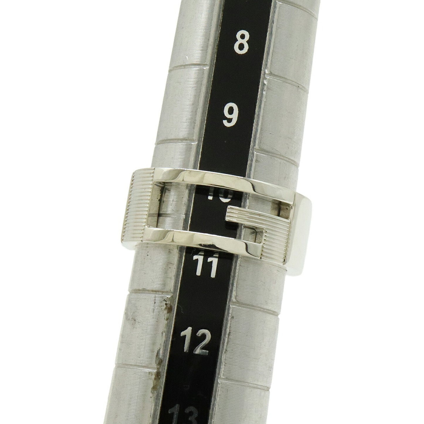 GUCCI Branded G Ring, Silver (Ag925, SV925), #11, Japanese Size (Approx. 10.5)