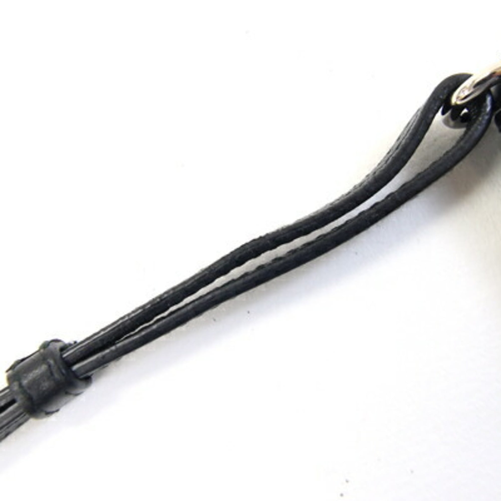 Prada Clutch Bag 1N1825 Black and Red Leather with Strap, Mini Pouch, Punching, Beads, Studs, Women's, PRADA