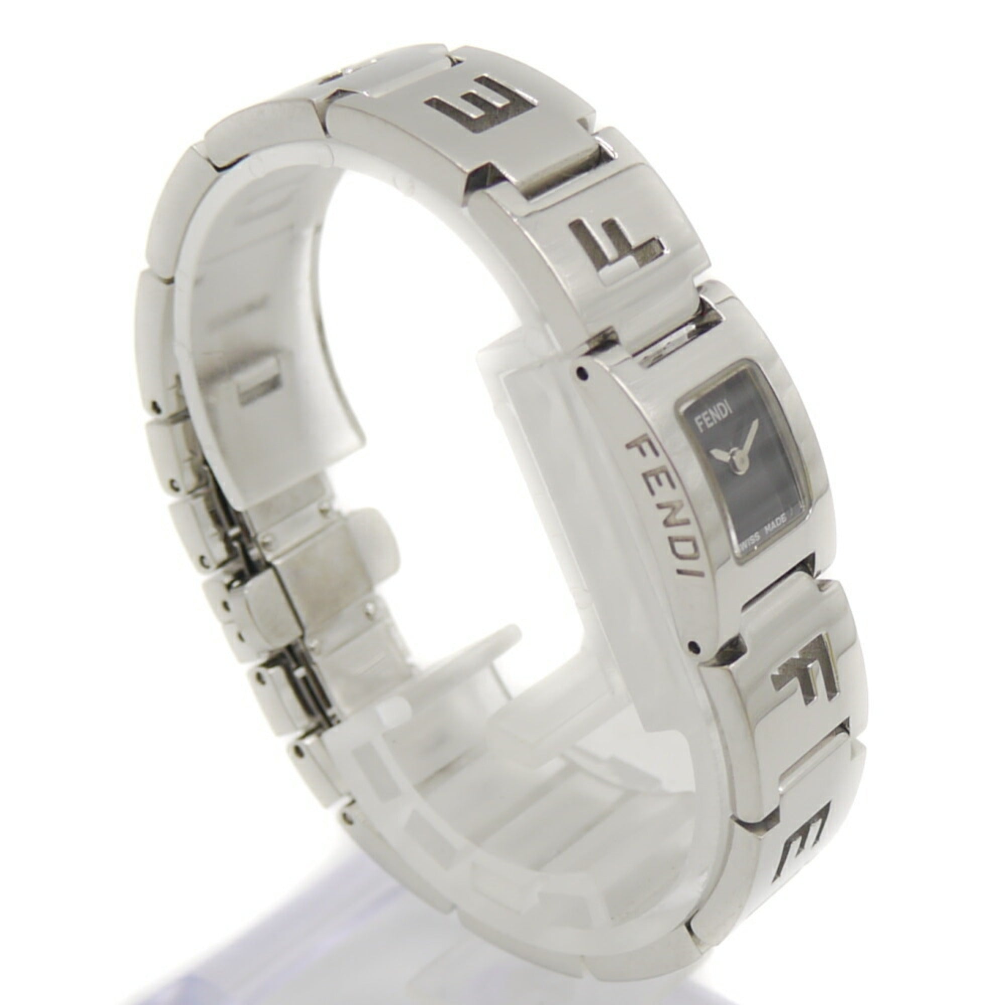 FENDI 3150L Square Quartz Watch with Black Dial for Women — Good