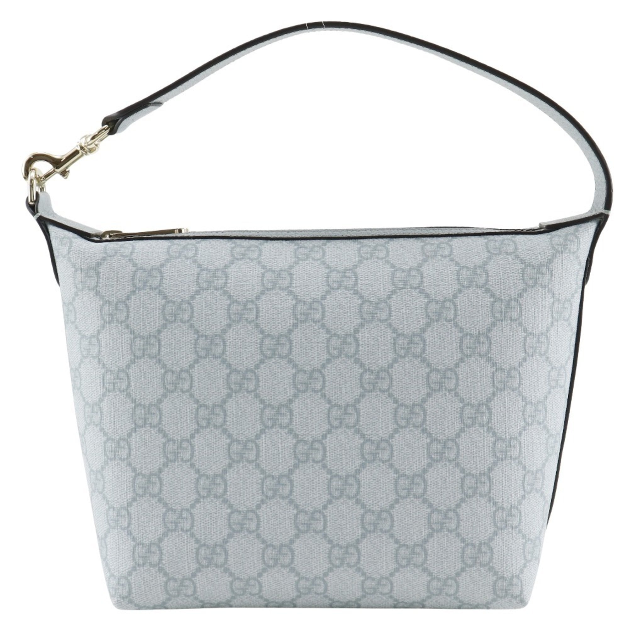 Gucci Ophidia Super Mini Shoulder Bag 795170 FAD09 8741 in GG Supreme Canvas, Dusty Blue. Women's. S173025653 — Like New