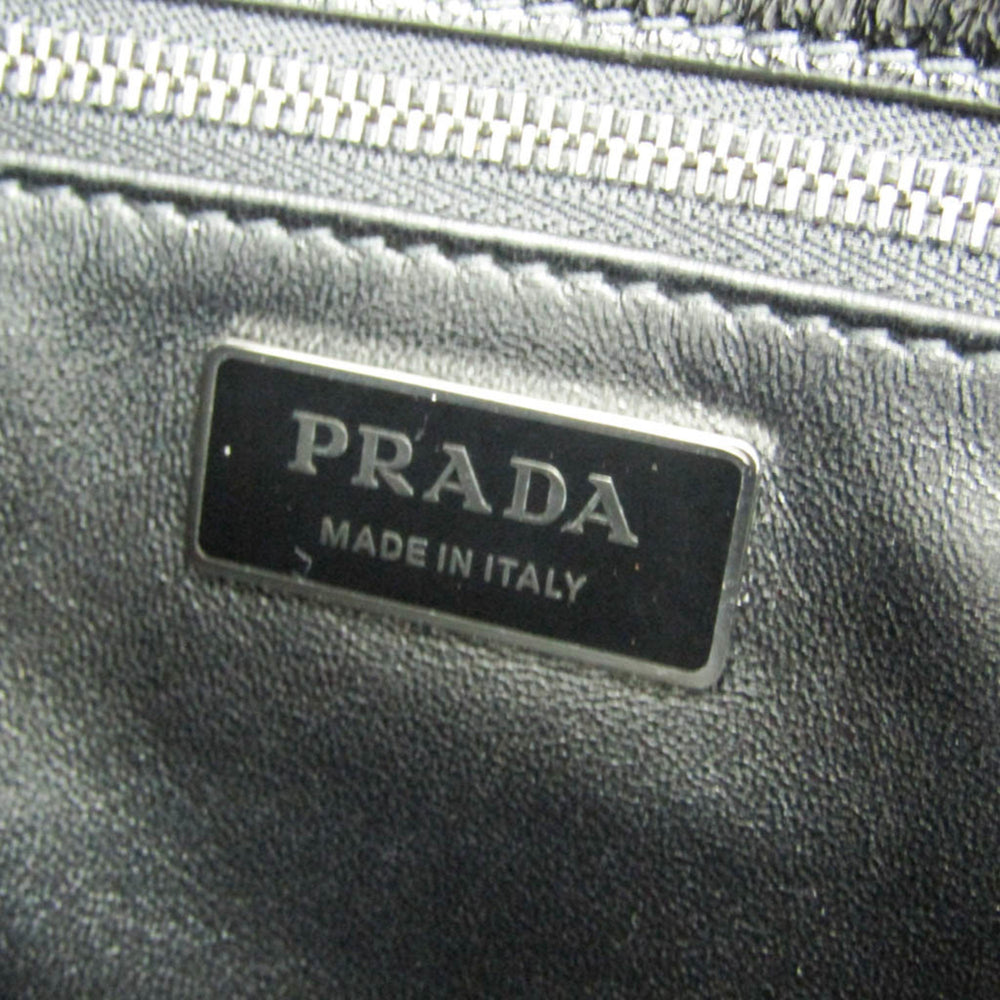Prada 1BN026 Women's Leather Handbag,Shoulder Bag Black — Like New