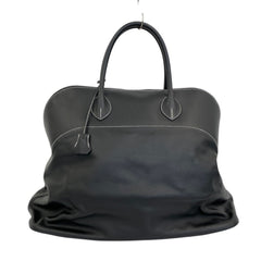 HERMES Bolide Relax 45 Veau Sikkim Handbag, Black, Men's & Women's — Like New