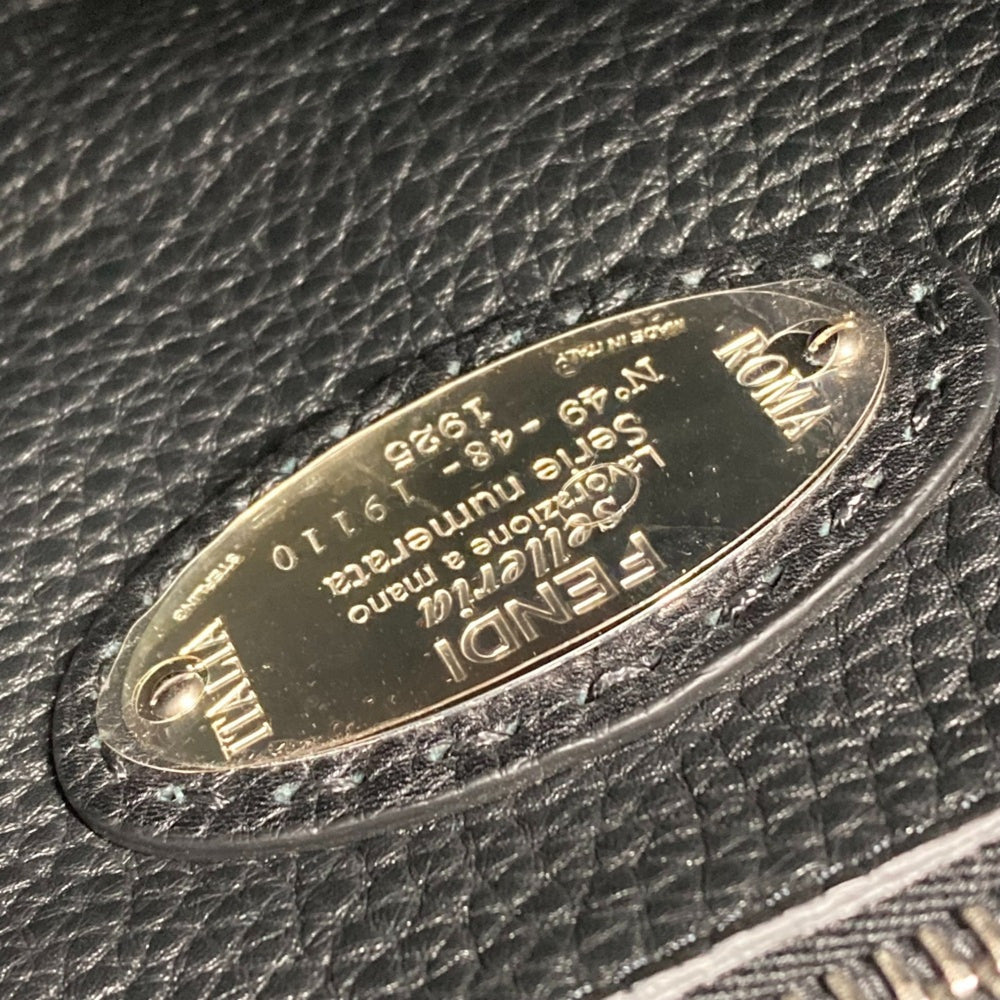 Fendi 7VA406 Shoulder Bag Crossbody bag 2WAY business bag Tote Bag Hand Bag Black — Like New