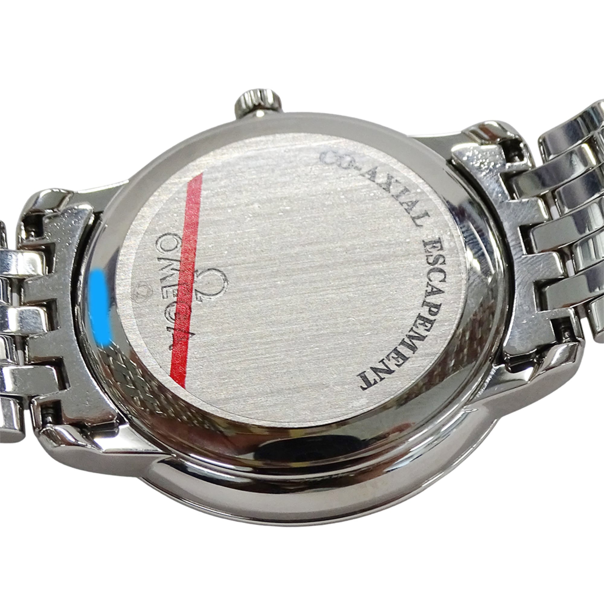 Omega De Ville Prestige 4574.31 Men's Watch, Brand Name, Date, Co-Axial Chronometer, Automatic, Stainless Steel (SS), Silver, Polished — Good