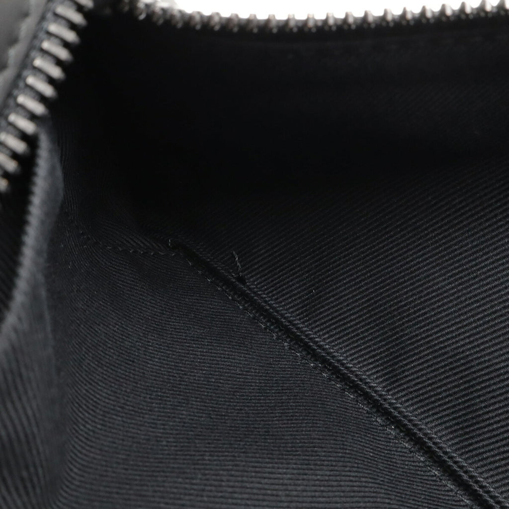 BOTTEGA VENETA shoulder bag, crossbody clutch, pouch in black leather