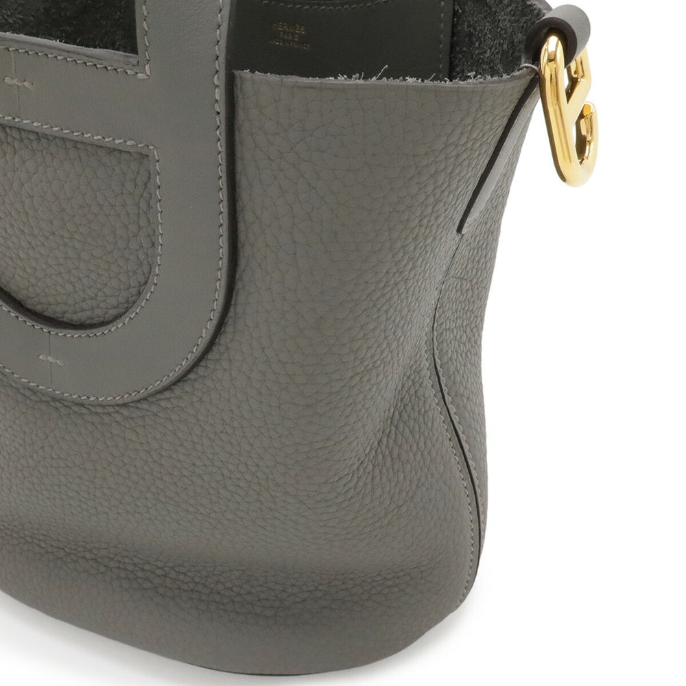 HERMES In the Loop 18 Handbag Tote Bag Taurillon Clemence Leather (Veau Swift) Grimeyer K Stamp H084274CCAH — New - Store Return