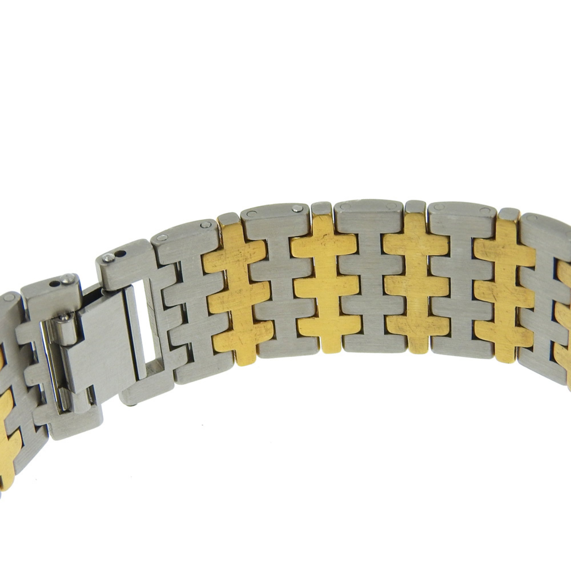Christian Dior Combination Watch 3023 Stainless Steel x Gold Plated Quartz Analog Display White Dial Boys — Very Good