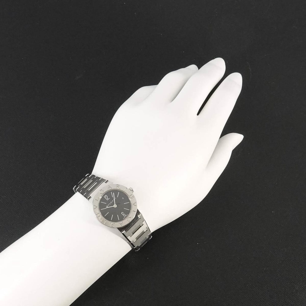 BVLGARI BB26SSD Women's Watch Date Black Quartz — Very Good