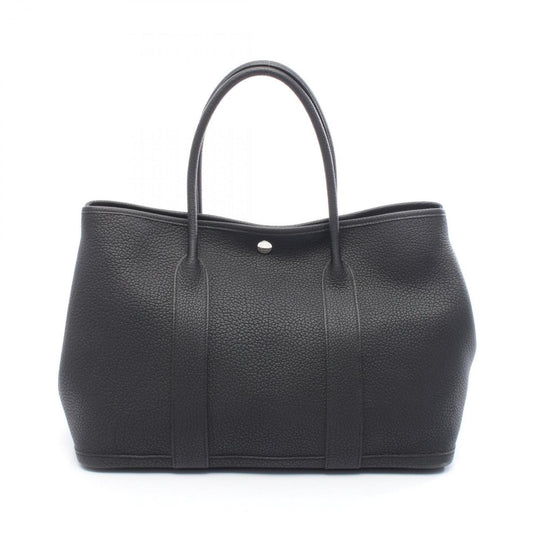 Hermes Hermès Garden Party PM Tote Bag in Negonda Leather, Black
