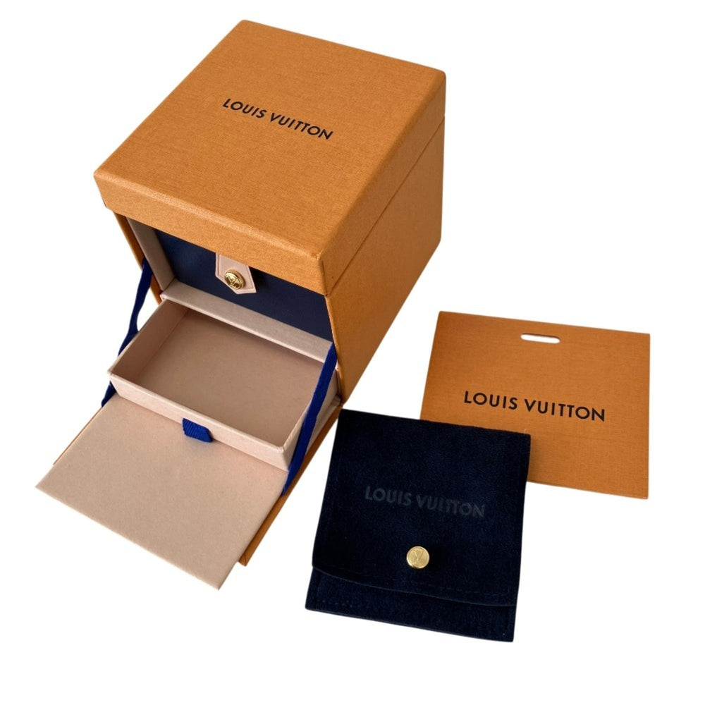 LOUIS VUITTON Louis Vuitton Monogram Idylle Blossom 750 Diamond Earrings Yellow Gold Women's — Like New