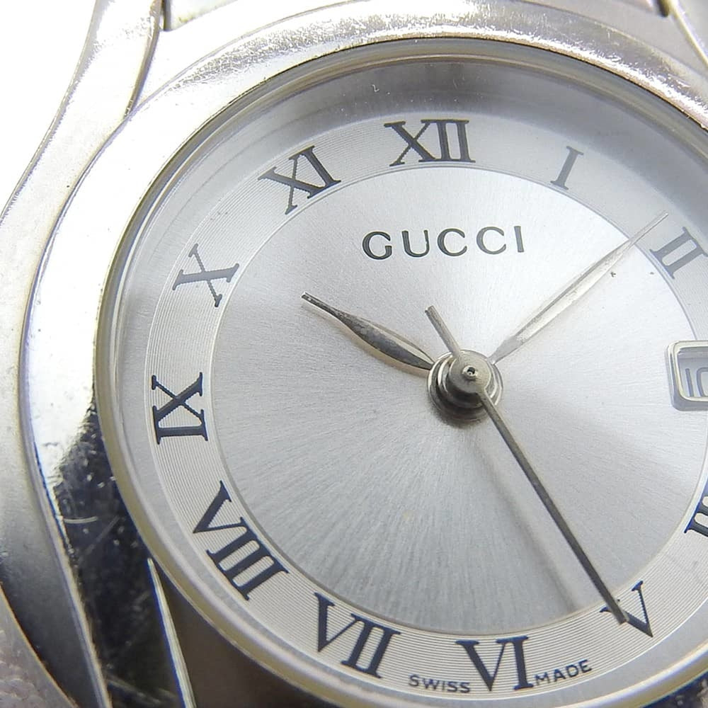 Gucci 5500L Stainless Steel Quartz Analog Watch with Silver Dial for Women — Good