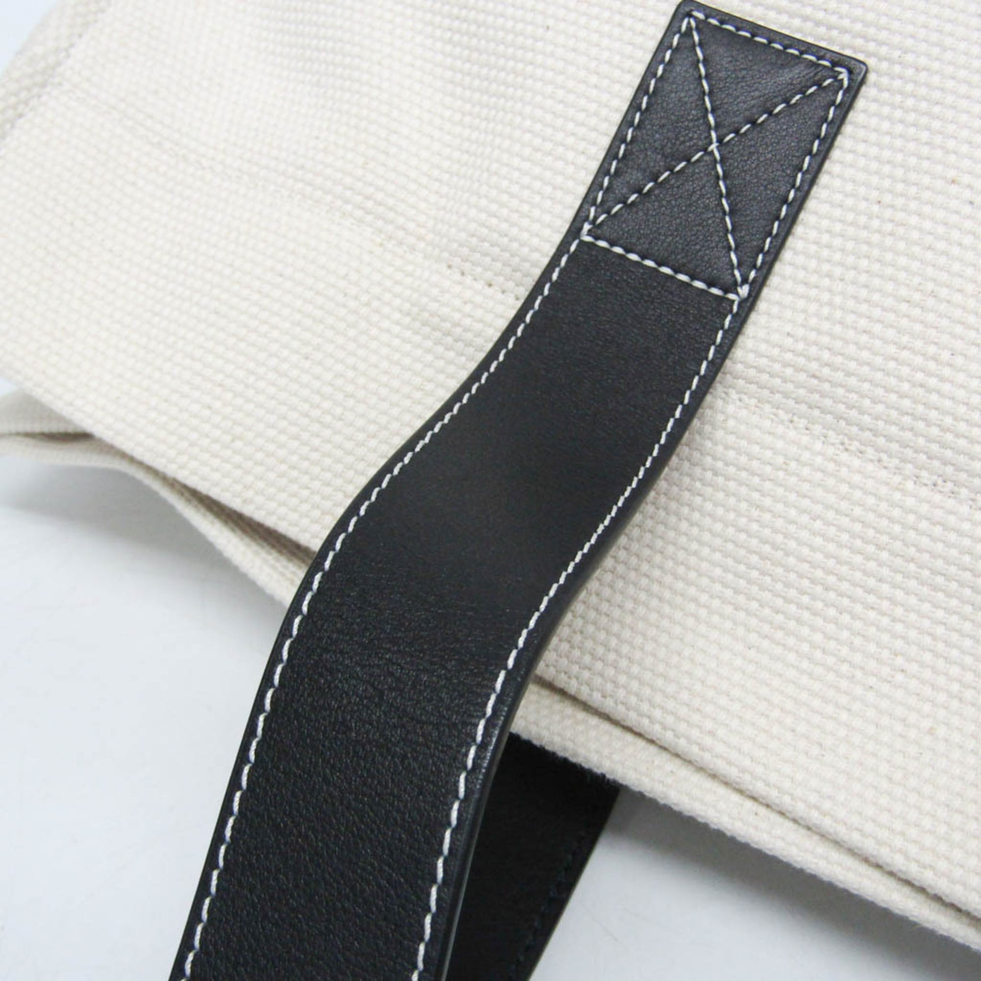 Loewe Paula's Ibiza Women,Men Canvas,Leather Tote Bag Black,Off-white — Like New
