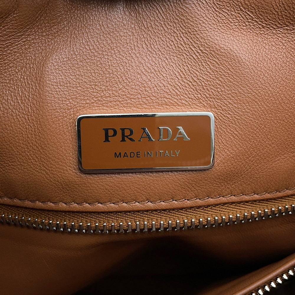 Prada shoulder bag Vitello Daino grain leather 2VH182 PRADA handbag — Like New
