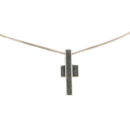 Gucci Cross Motif Necklace SV925 Silver Women's GUCCI