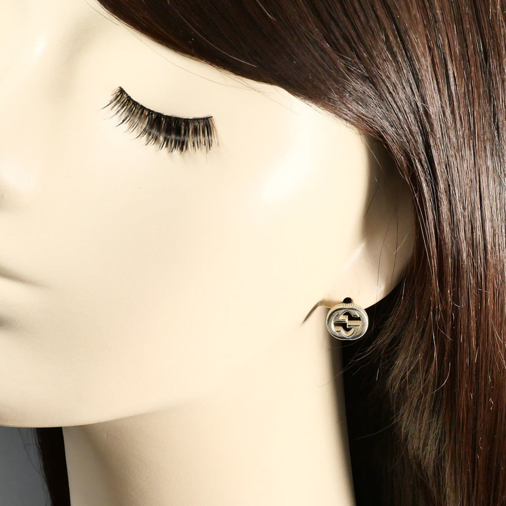 Gucci Interlocking G Silver Earring (Single Earring), Total Weight 2.3g, Like New Condition — Like New