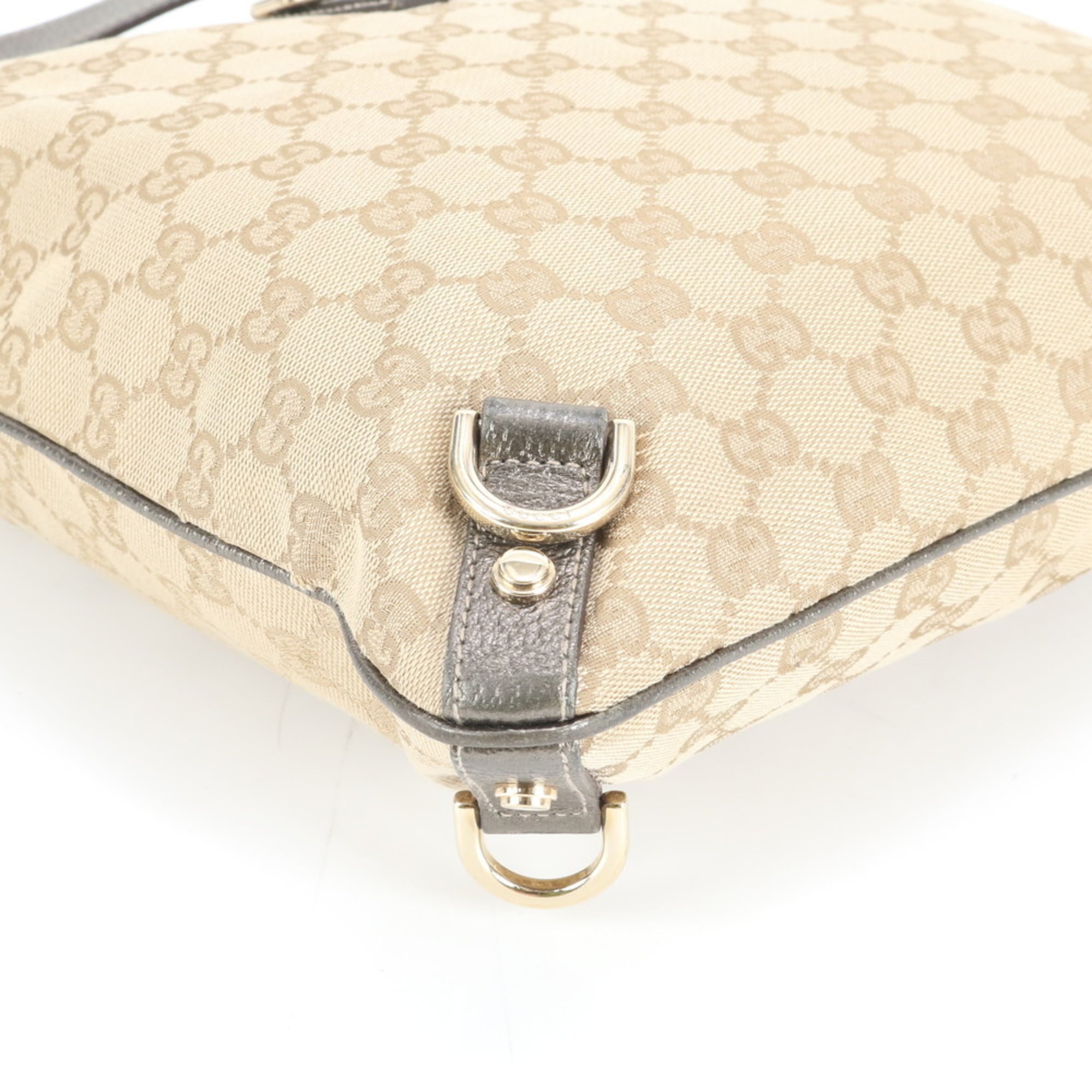 Gucci GG Canvas Abbey 131326 Leather Shoulder Bag, Handbag, Tote Bag for Women