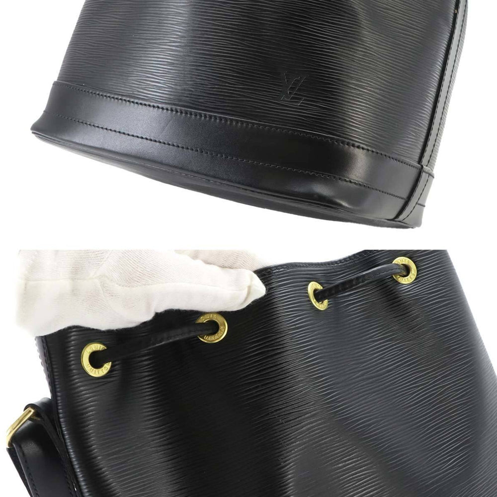 Louis Vuitton Epi Noe Shoulder Handbag Leather Noir M59002 Gold Hardware — Like New