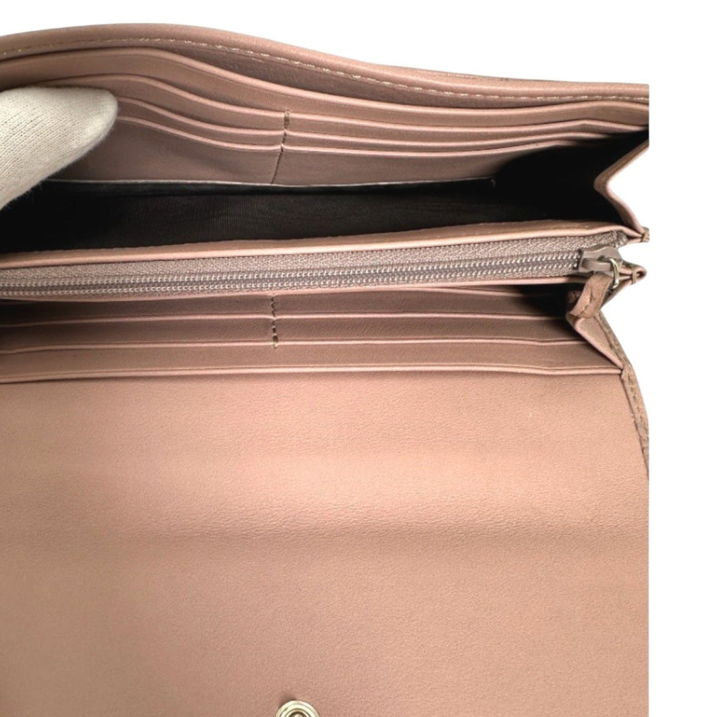 Gucci GUCCI long wallet, bifold Guccissima GG leather, 323396, pink