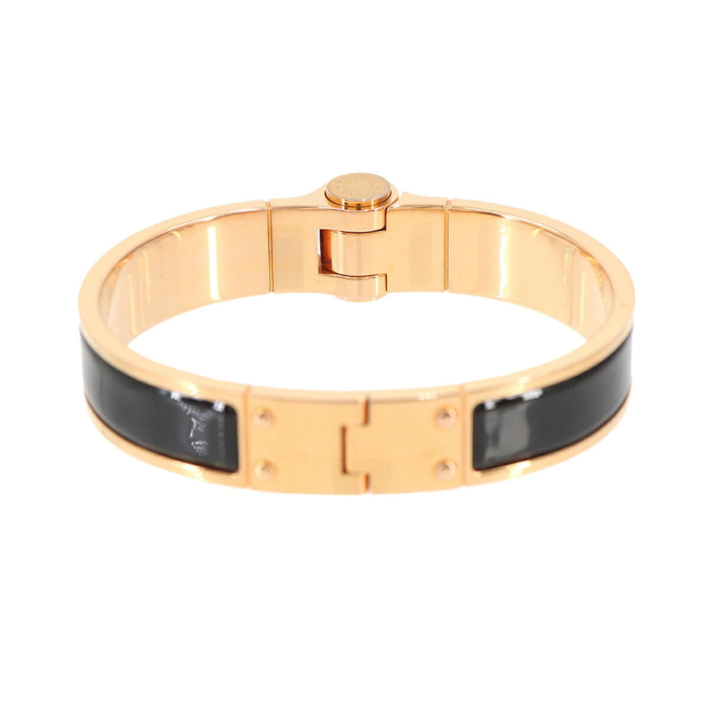 Hermes Charniere PM Bracelet Bangle Black Gold — New - Store Return