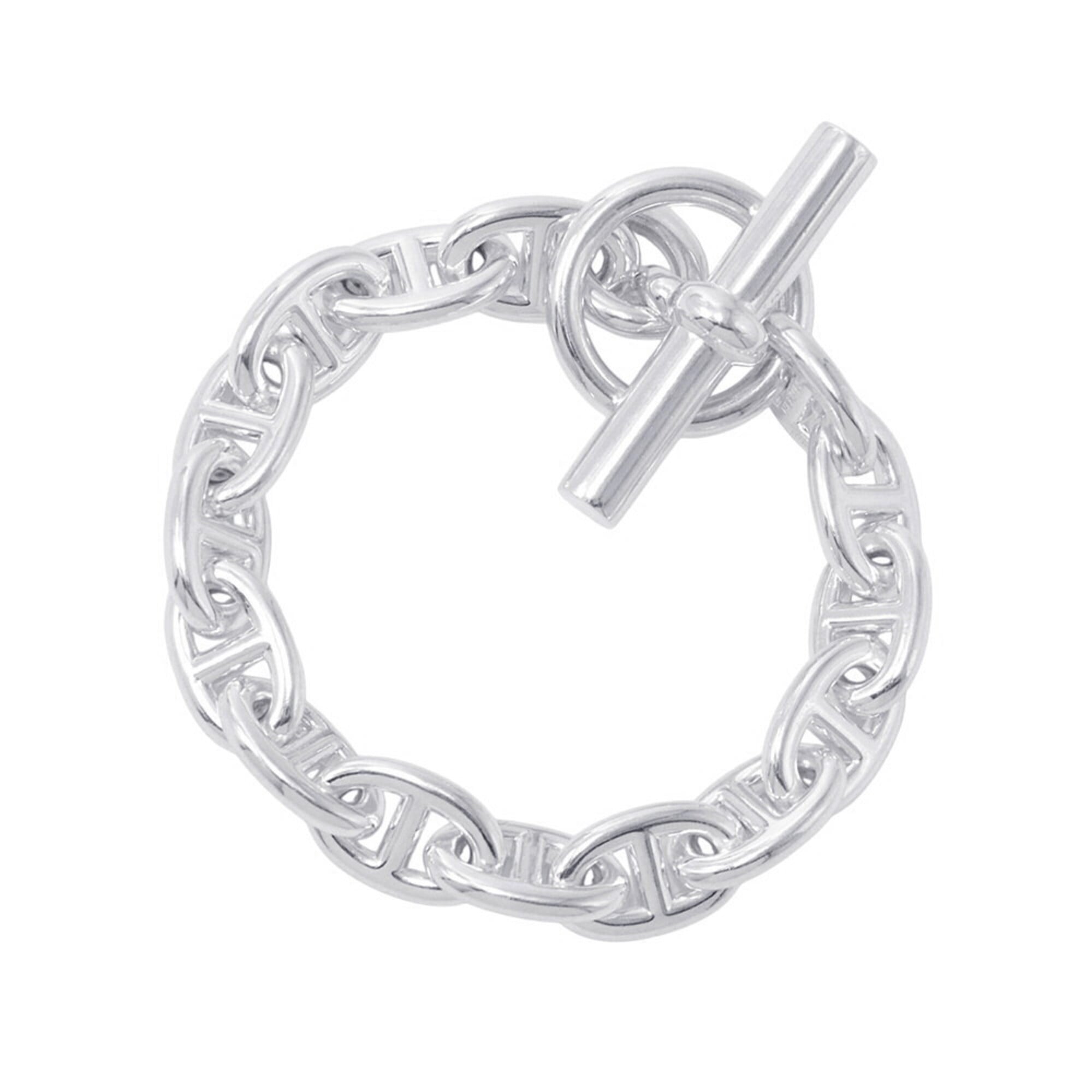 Hermes Chaine d'Ancre PM Bracelet, 15 links, SV925 Silver, HERMES — Like New