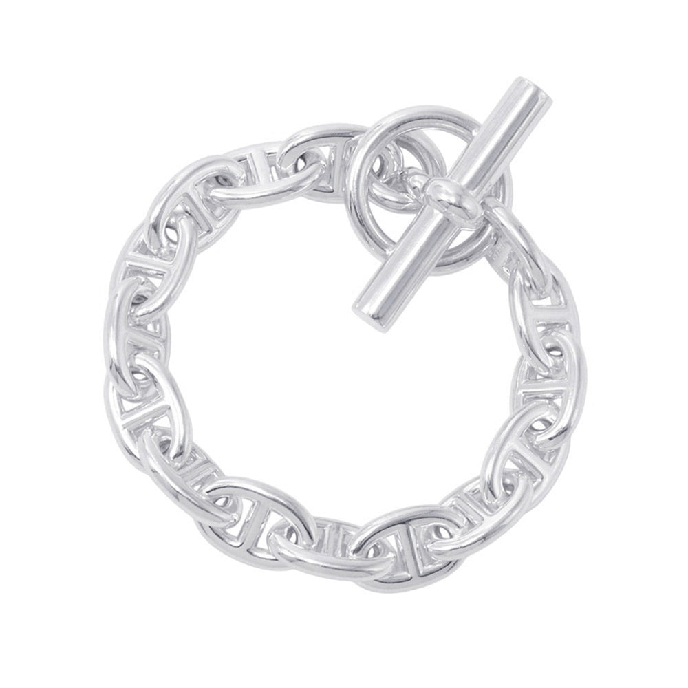 Hermes Chaine d'Ancre PM Bracelet, 15 links, SV925 Silver, HERMES — Like New