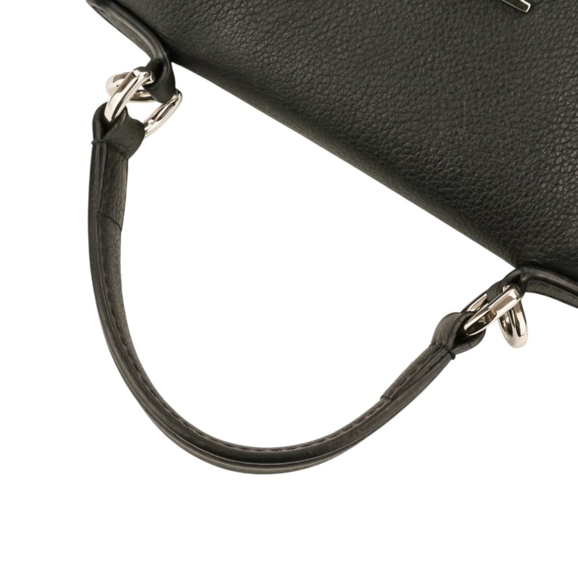 Louis Vuitton Lockme Ever MINI 2-way Leather Handbag/Shoulder Bag M20997 Black Women's — Like New