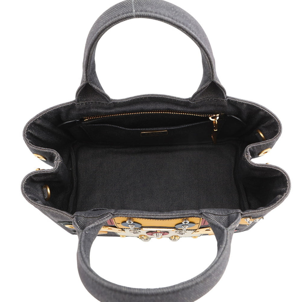 Prada Canapa Robot Canvas Tote Bag 1BG439 PRADA 2-way