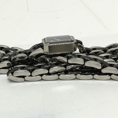 CHANEL Premiere Triple Bracelet Watch H3058 with Diamond Bezel, Stainless Steel/Ceramic, Black — Good