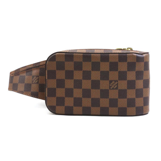 Louis Vuitton LOUIS VUITTON Body Bag Waist Damier Geronimos Canvas Brown Gold Men's N51994 e59952a