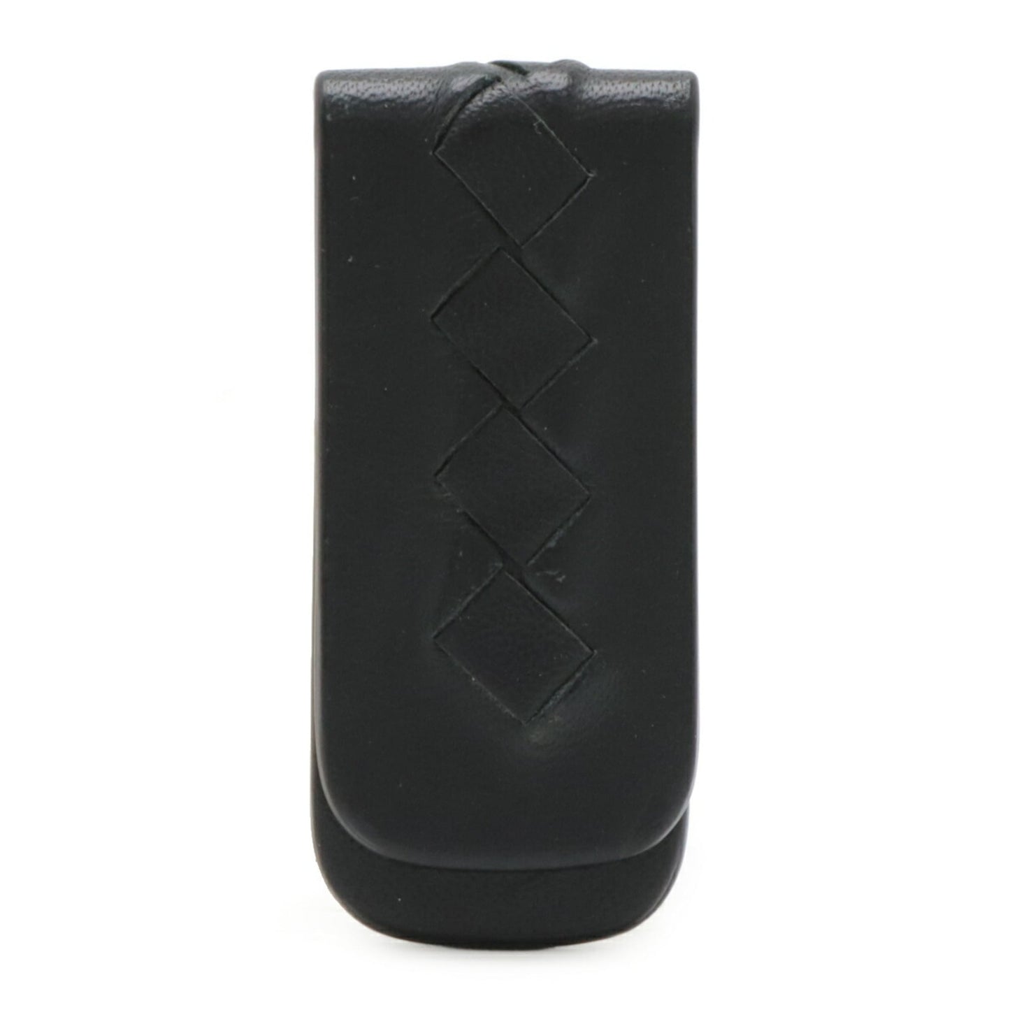 BOTTEGA VENETA Intrecciato Money Clip, Bill Leather, Black