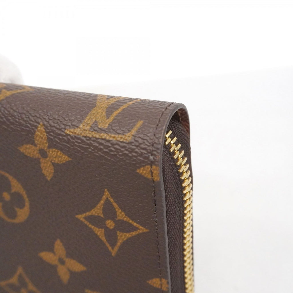 Louis Vuitton Monogram Zippy Wallet M60017 Brown Men's and Women's