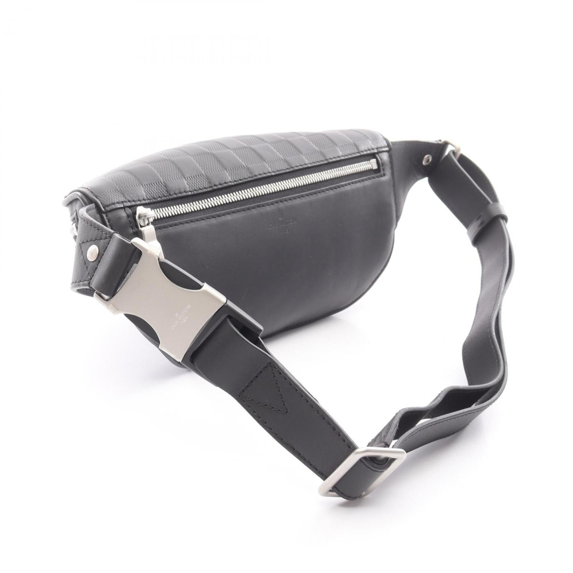 Louis Vuitton Men's Damier Infini Leather Bum Bag, Waist Body Black, N40298