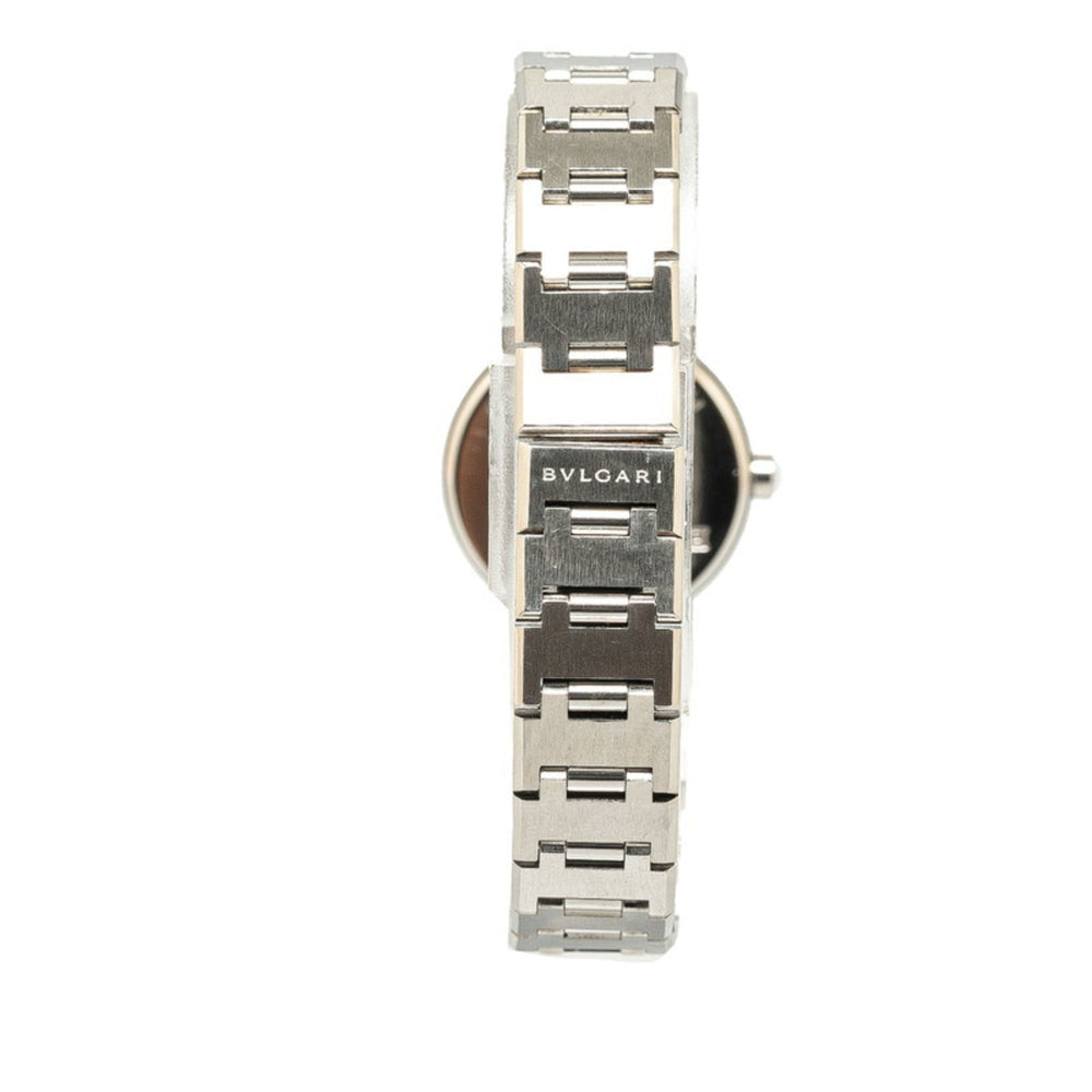 BVLGARI Watch BB23SS Quartz Black Dial Stainless Steel Women's — Good
