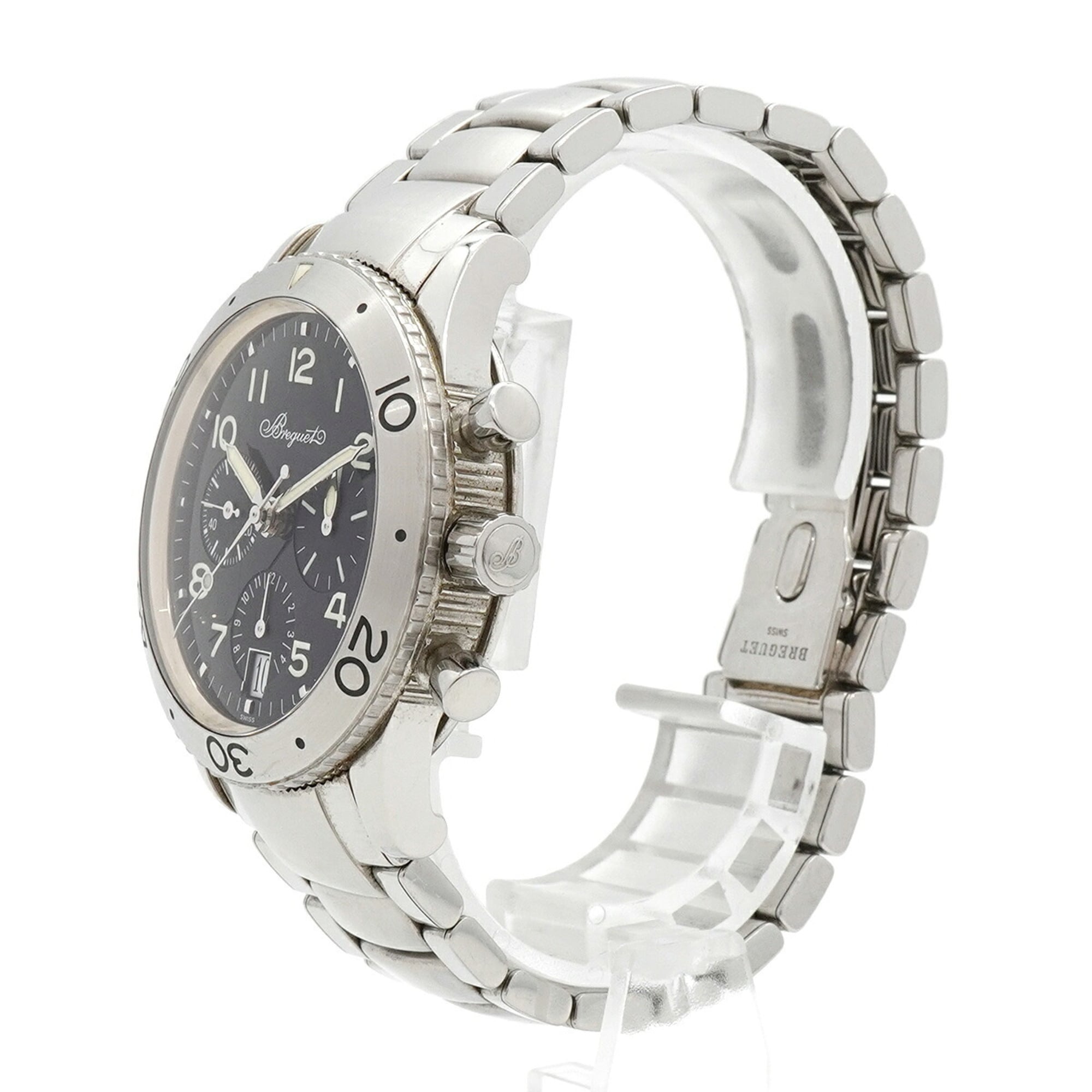Breguet Type 20 Transatlantique 3820 Black Dial Men's Watch — Good