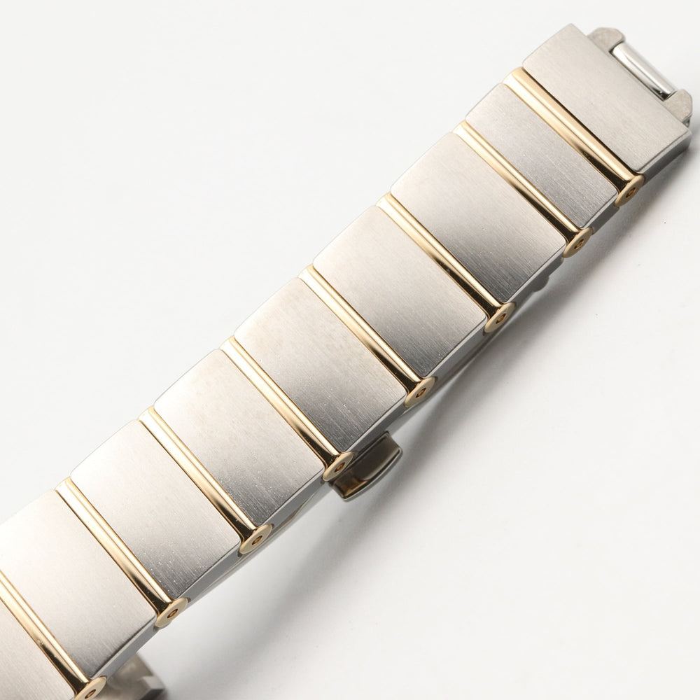 Omega Constellation Brushed Watch, 18K (Yellow Gold) Stainless Steel, Ladies', White/White Mother-of-Pearl, 123.25.24.60.05.001 — Very Good