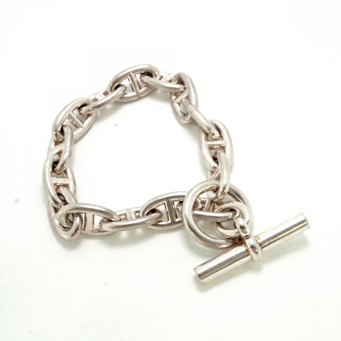 Hermes Hermès Chaine d'Ancre GM Bracelet, 15 links, 925 silver, for men and women