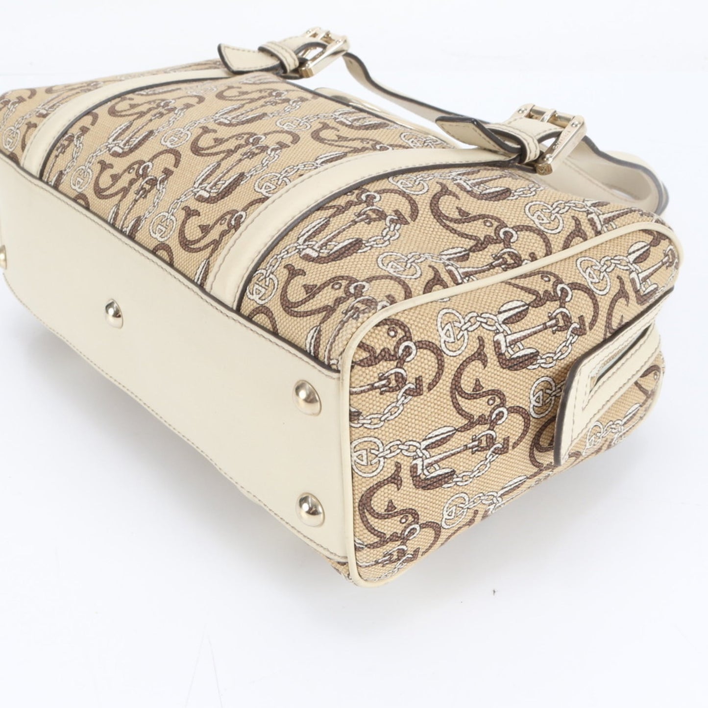 Gucci Interlocking G Mini Boston Bag 170009 Leather Tote Shoulder Handbag Women's