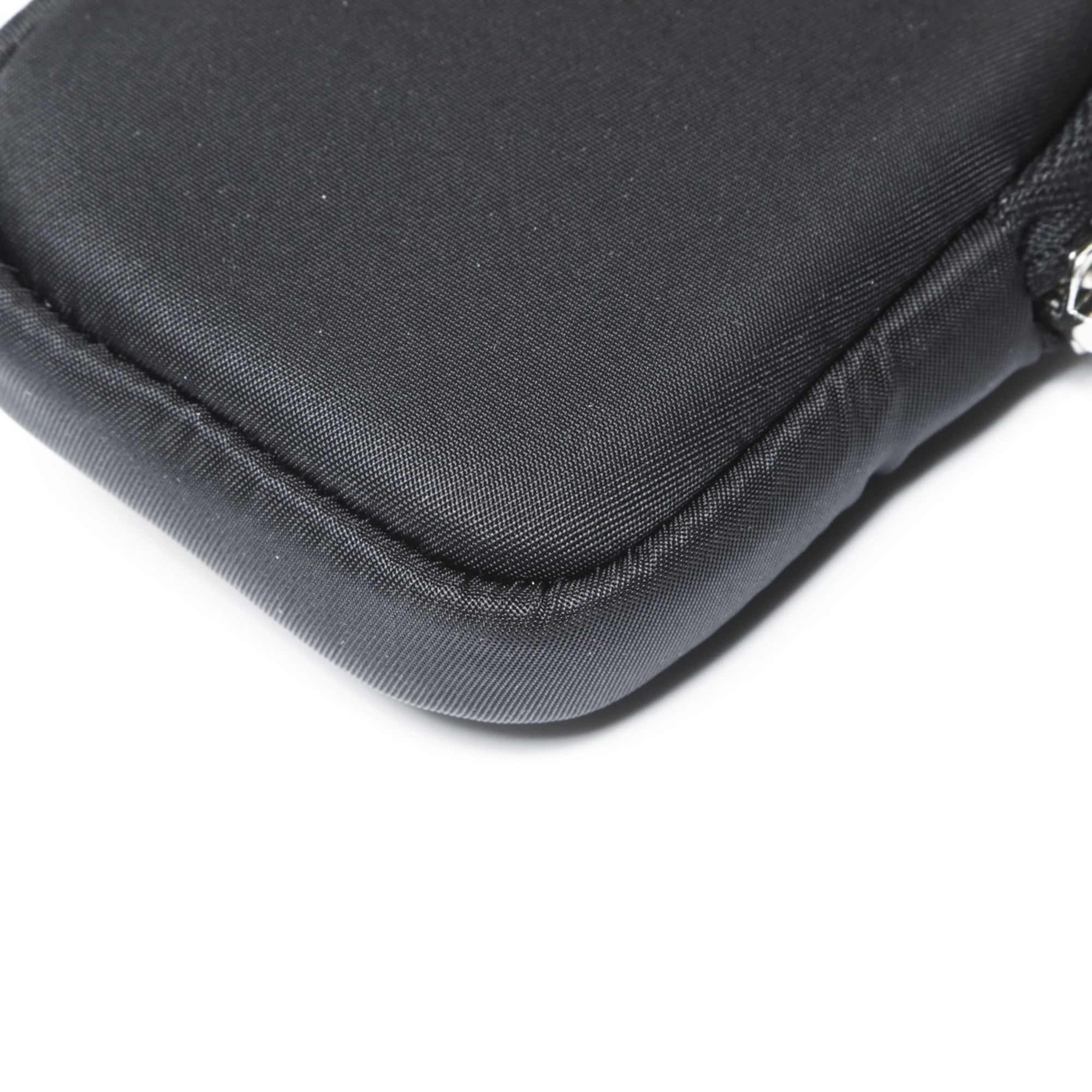 Prada PRADA Nylon Mini Pouch Black
