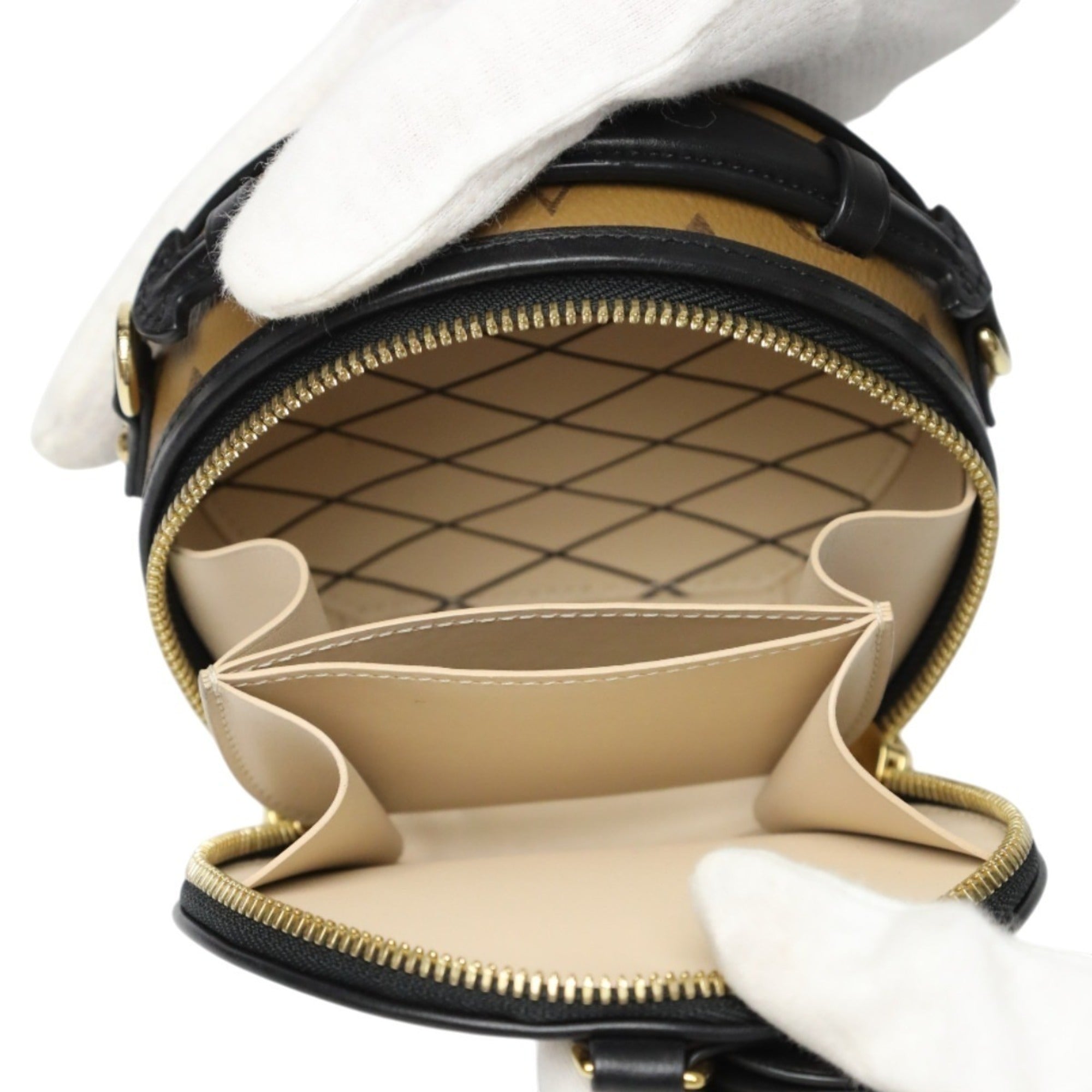 Louis Vuitton Monogram Reverse Mini Boite Chapeau Shoulder Bag M68276 Brown — Like New