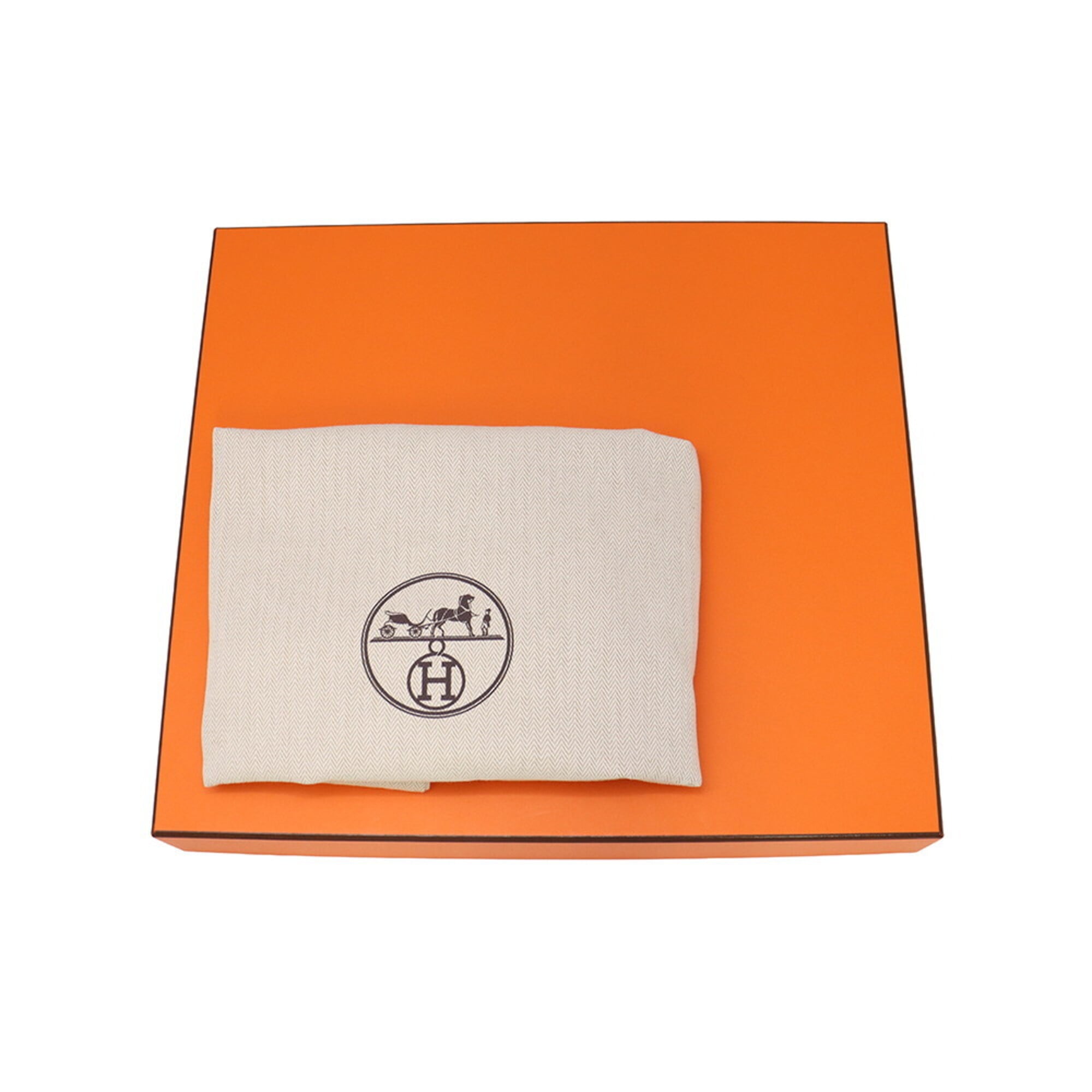 Hermes Garden TPM Tote Bag, Etoupe Orange, Toile Officier Negonda, W Stamp, Party, Garden, Handbag, Women's HERMES — Like New