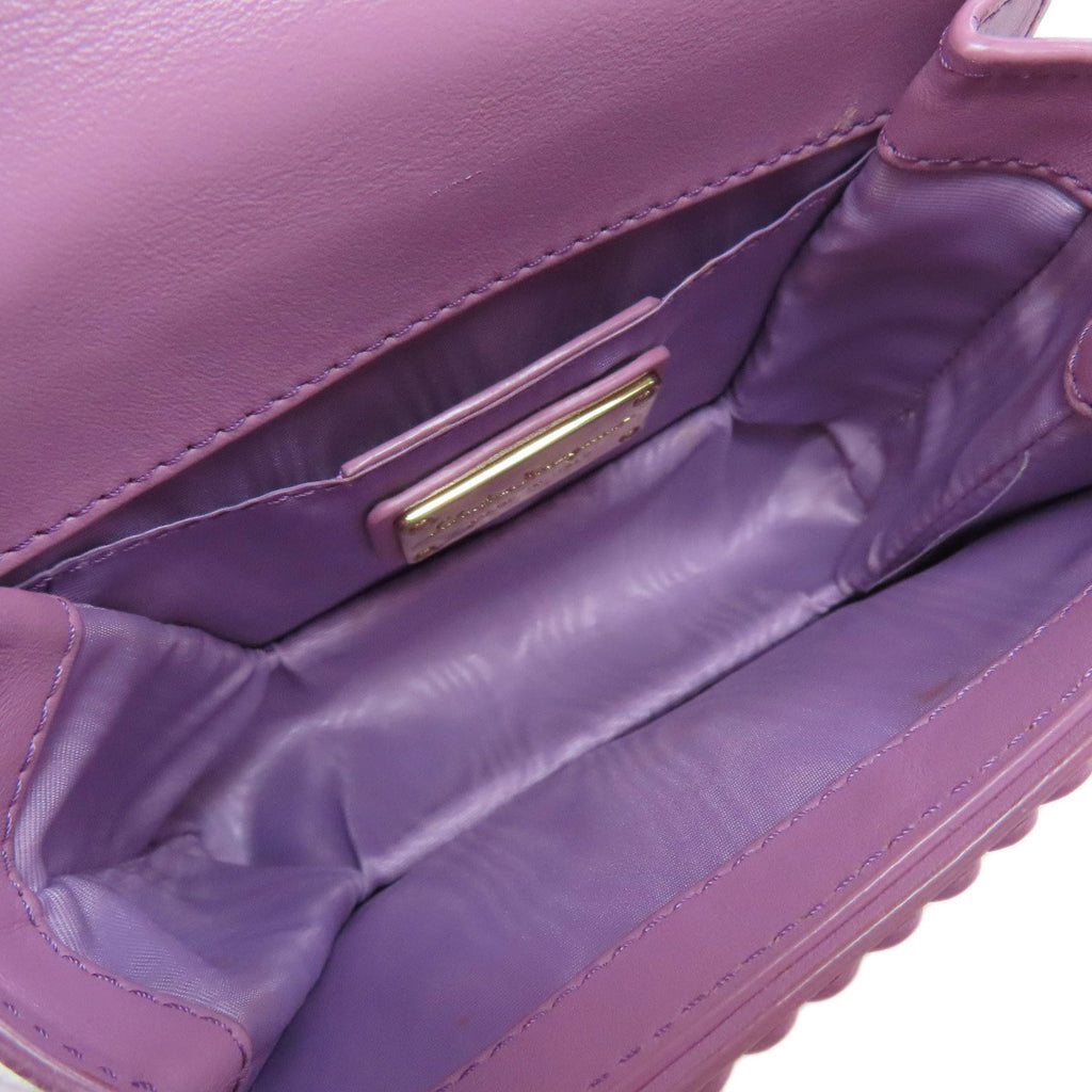 Salvatore Ferragamo Vara Ribbon Shoulder Bag Leather Women's