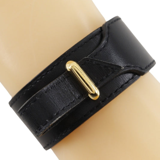 Hermes HERMES Bracelet Box calf x gold plating Black Approx. 9.0g Unisex
