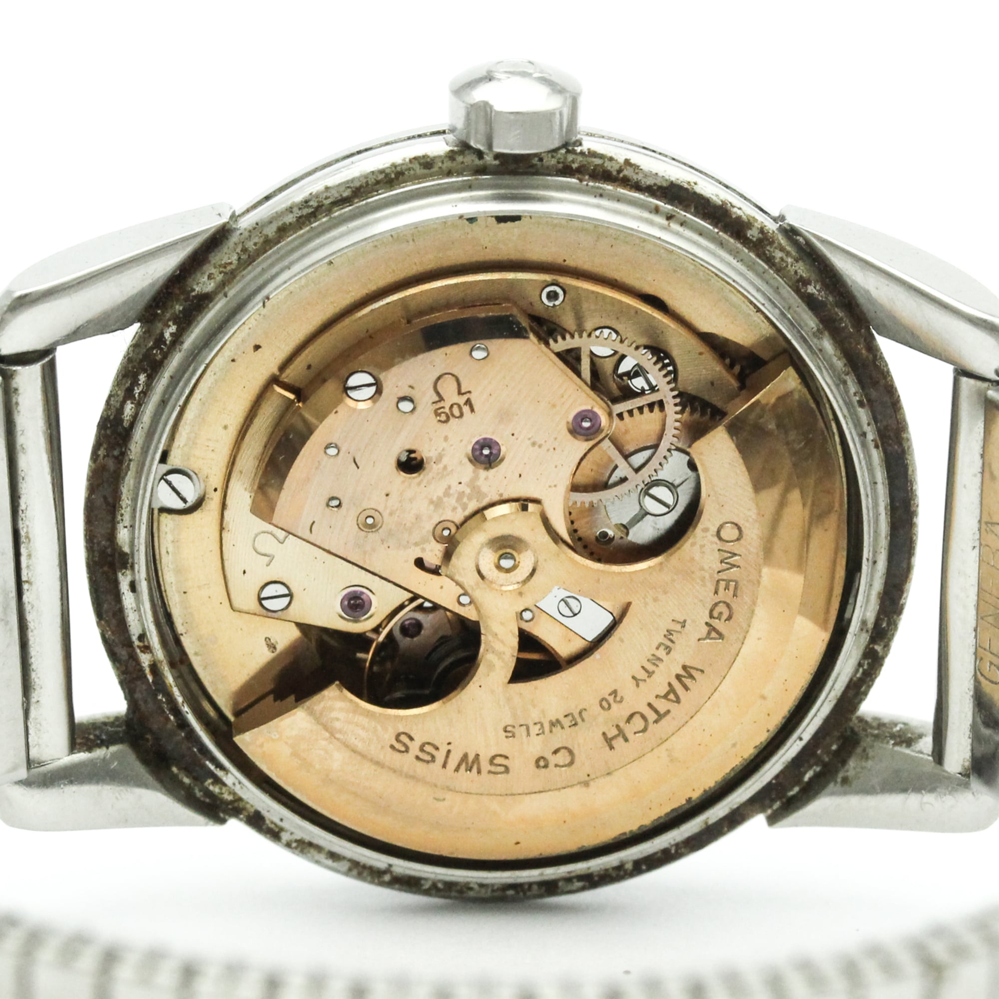 OMEGA Seamaster Cal 501 Steel Automatic Mens Watch 2846 Vintage — Good