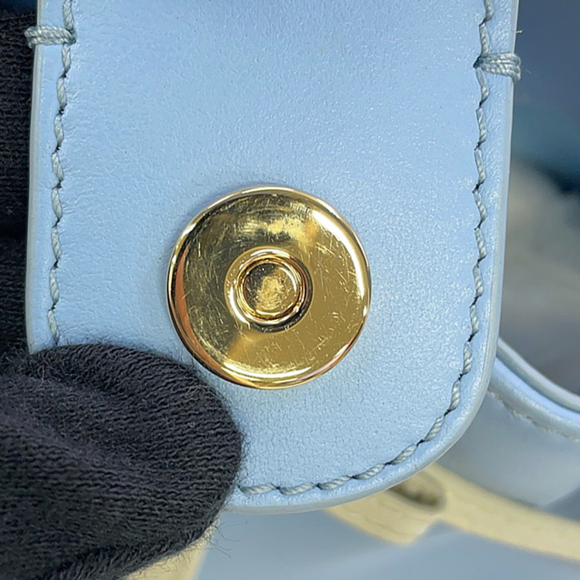 Salvatore Ferragamo handbag, bucket bag, calf leather, 221081, 2-way, handbag for women — Like New