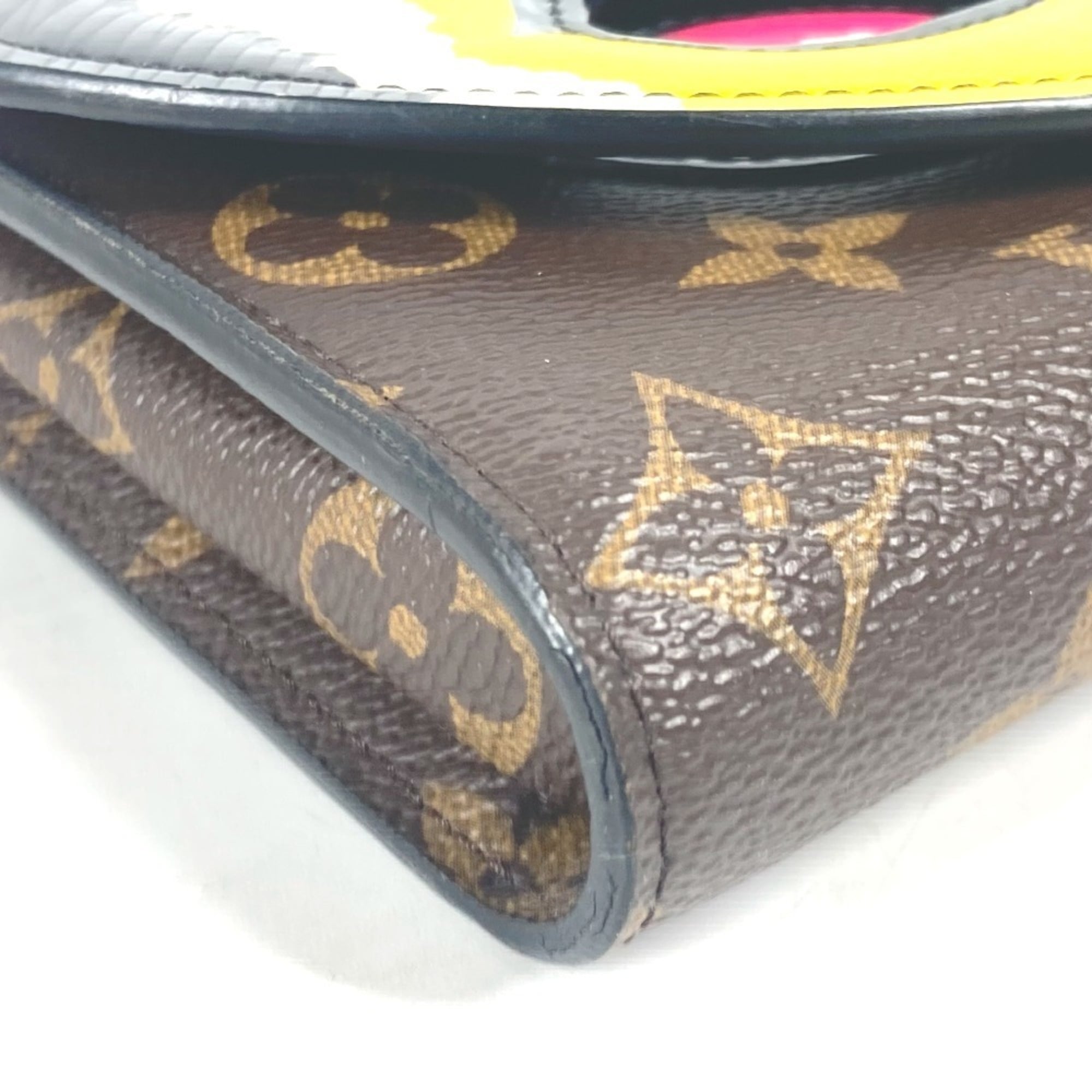 LOUIS VUITTON M43532 Epi Monogram Yamakansai Pochette Kabuki Mask Bag Shoulder Canvas Leather Women's Brown L-241114-6 — Like New