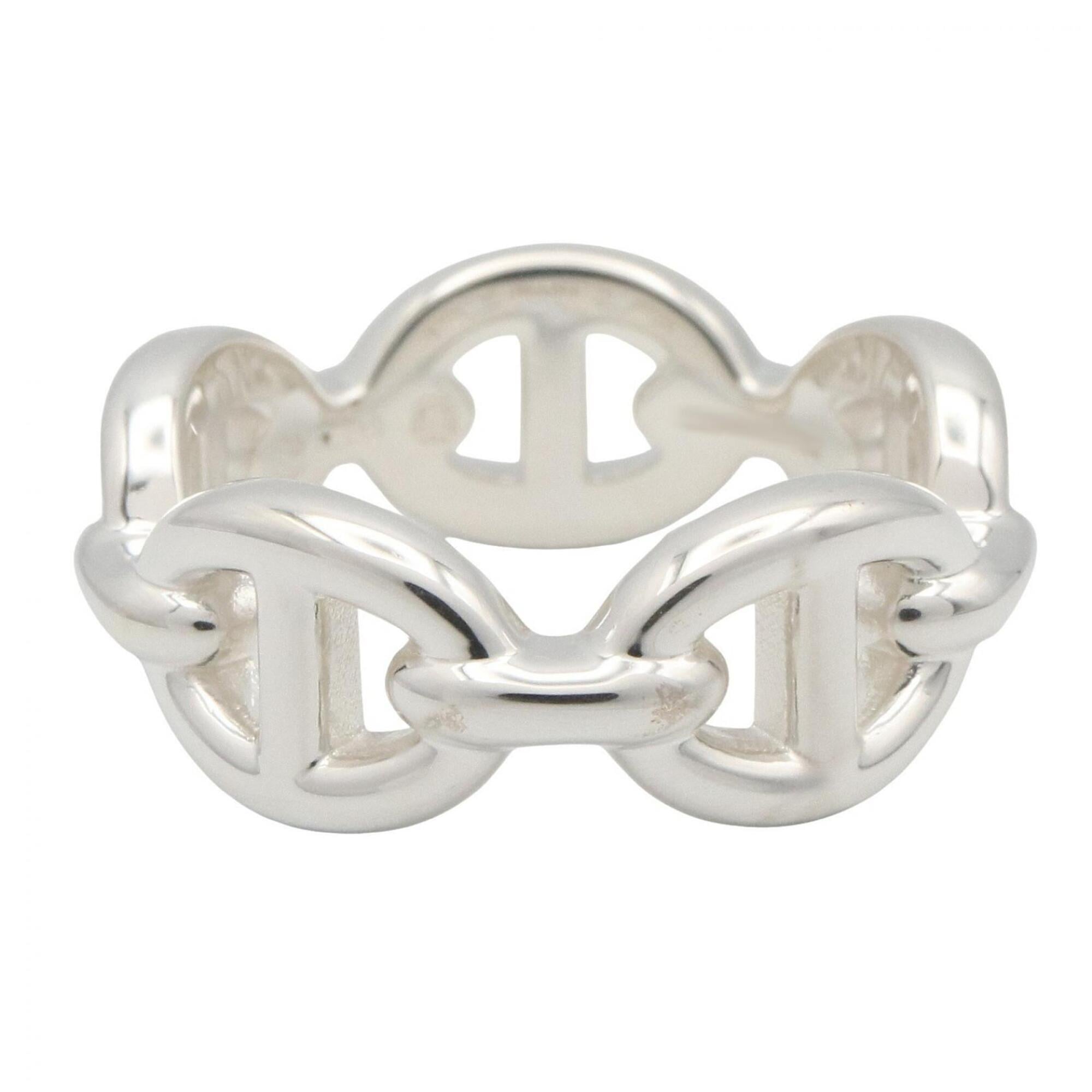 Hermes Chaine d'Ancre Enchainée Ring - Sterling Silver 925 Men's & Women's Tone — Like New