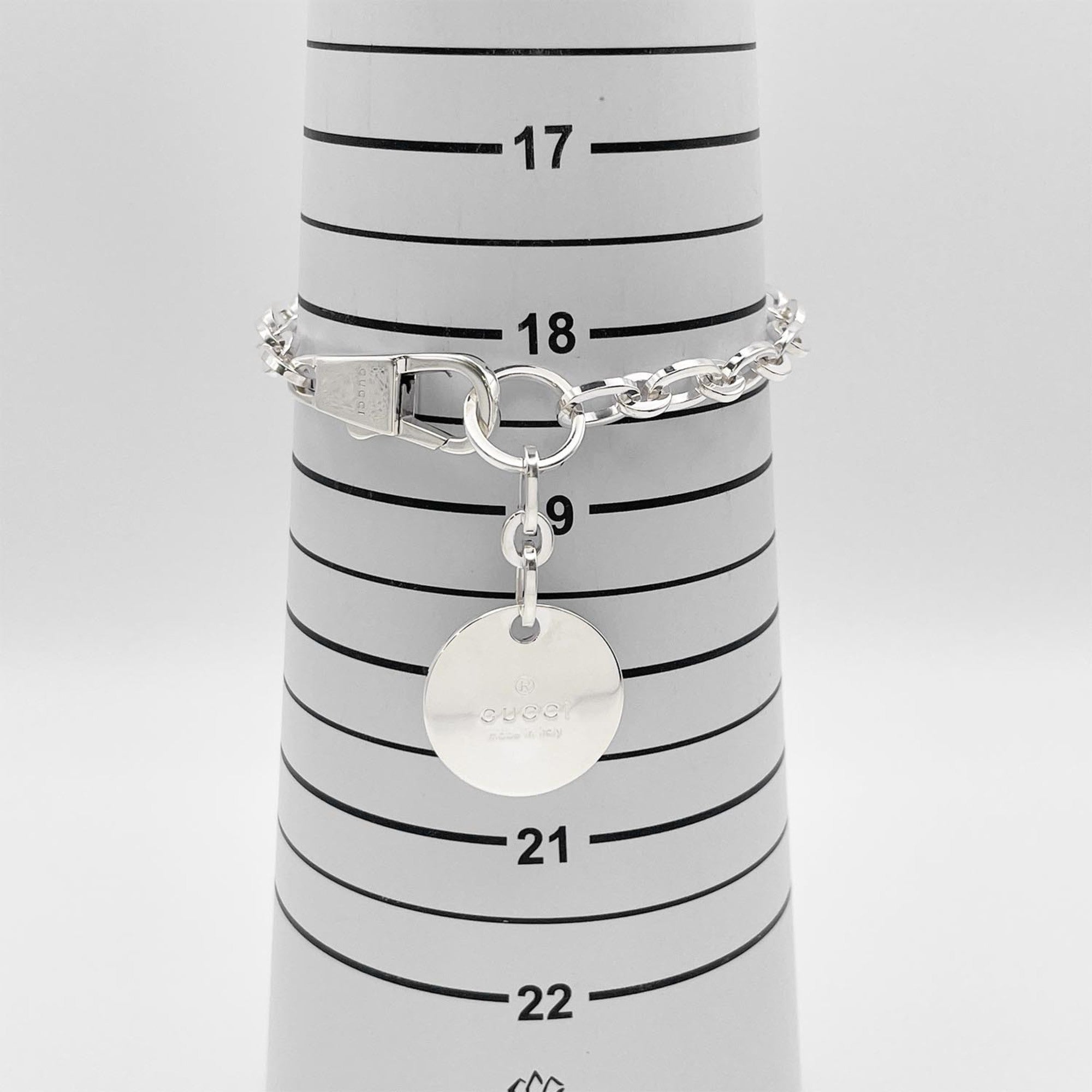 GUCCI Gucci Bracelet SV925 Silver Men's — Like New