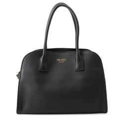 Prada tote bag, leather 1BG517, PRADA handbag, black — Like New
